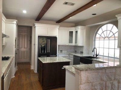 cabinet painting project in allen