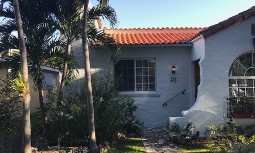 Blue & Orange Home in Coral Gables