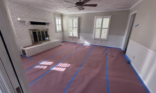 Interior Living Room - During