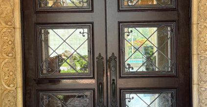 Front Door & Garage Wood Staining & Painting ...