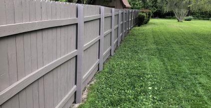 Stained Fence