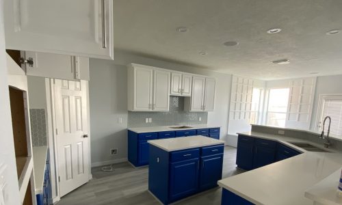 Blue Kitchen Cabinets