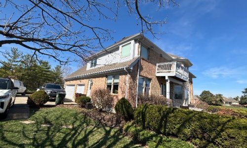 Exterior Brick, Stone & Trim Painting Project (Before)