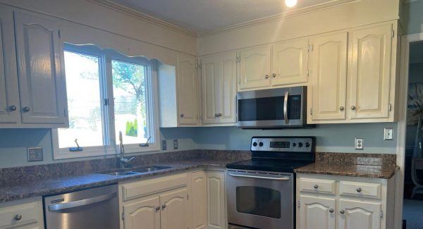 Oak Cabinet Transformation