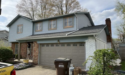 Exterior Siding Painting (Before)