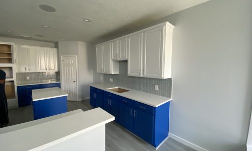 Blue Kitchen Cabinets