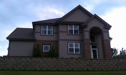 Tan & Brown Painted Home