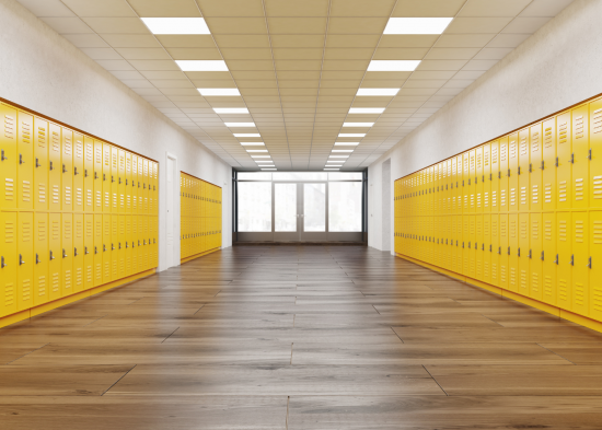 School Hallway in Blue Springs