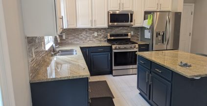 Cabinet Repainting Before/After Album
