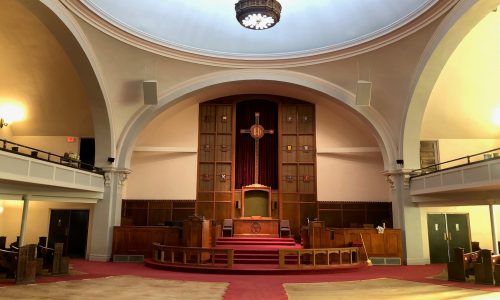 The renovated church