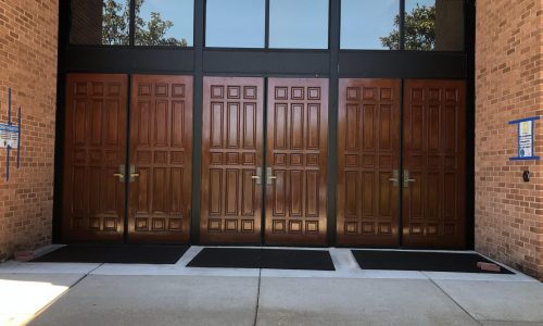 Exterior Church Door Painting