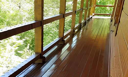Handrail Staining