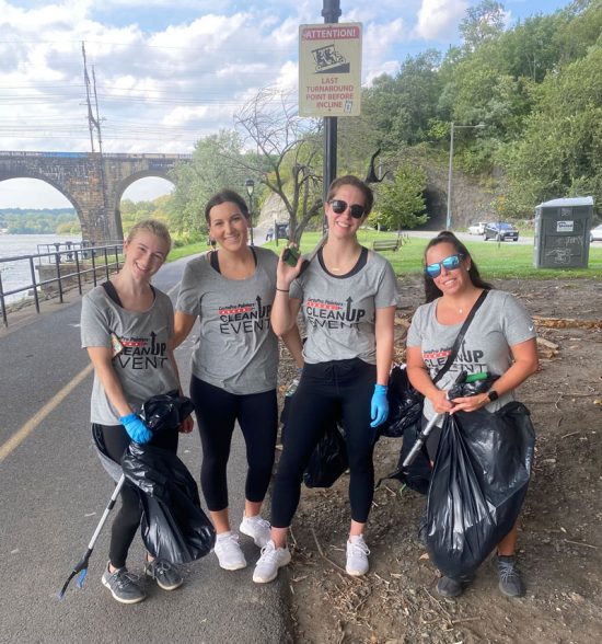 clean up workers