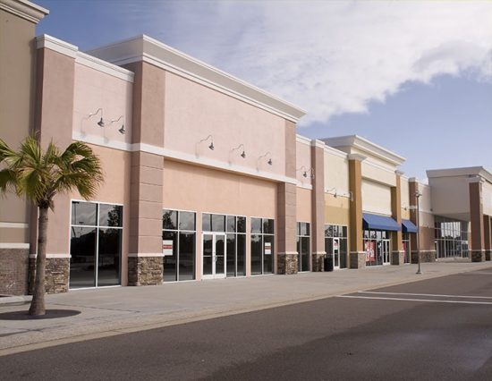 exterior of retail facility in Florida
