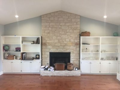 Interior living room painting by CertaPro house painters in Austin, TX