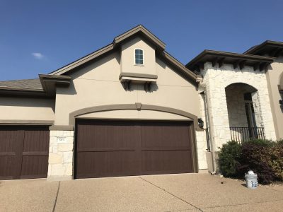 Garage Trim Repainted