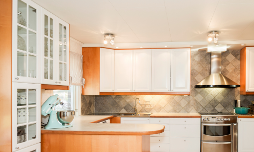 Orange Cabinets