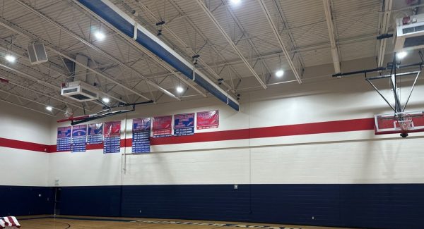 repainted school gymnasium