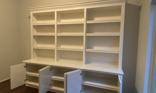 Cabinets and Shelf Painting