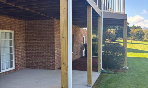 Exterior Posts - Before
