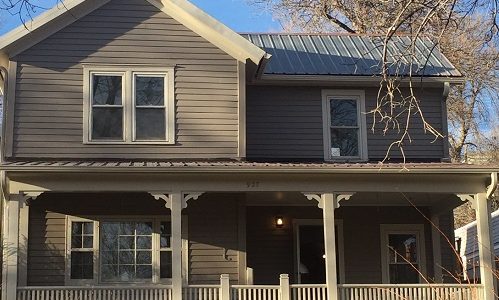 Gray Boulder Farmhouse Exterior Transformation