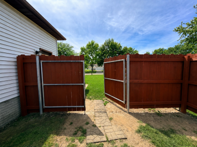 Fence Staining