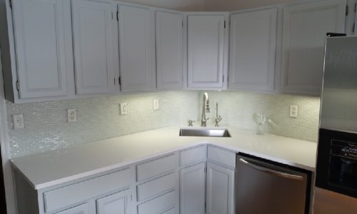 Kitchen Cabinet Painting Project