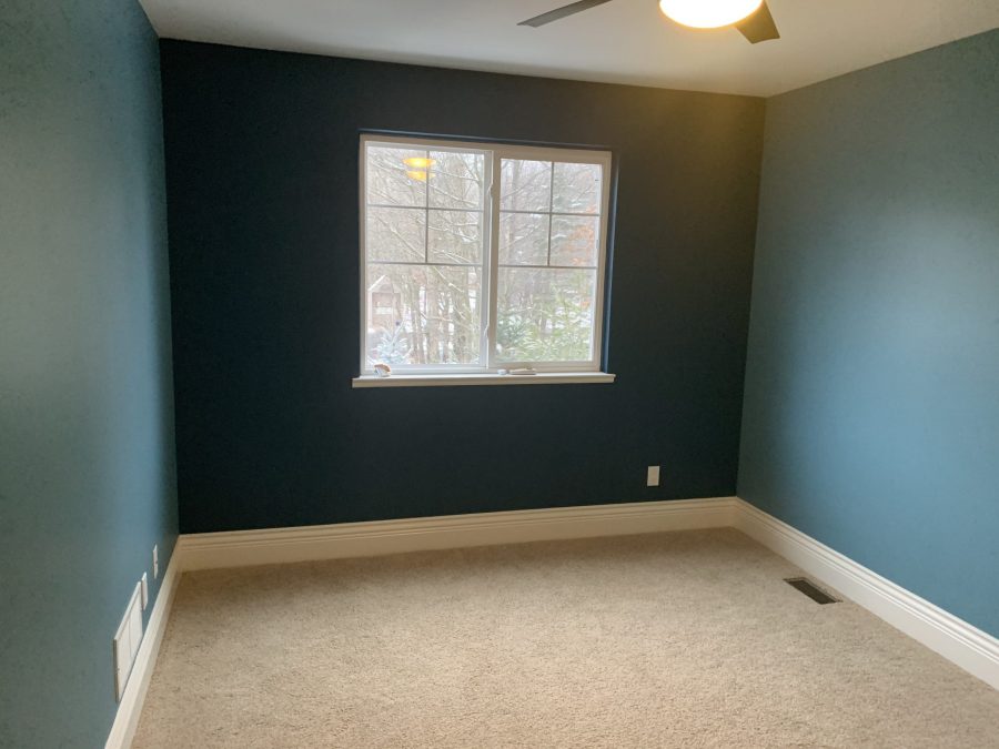 Two bedrooms painted with an accent wall. Preview Image 3