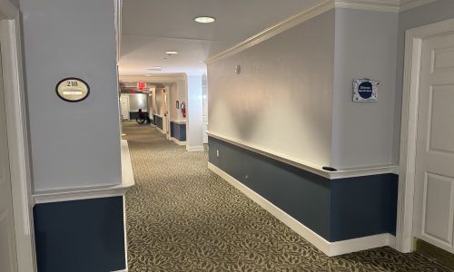 Consistent Painting Throughout the Building