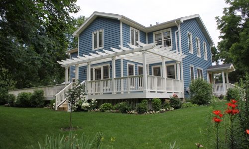 Full Exterior Siding, Wraparound Deck, and Pergola Painting