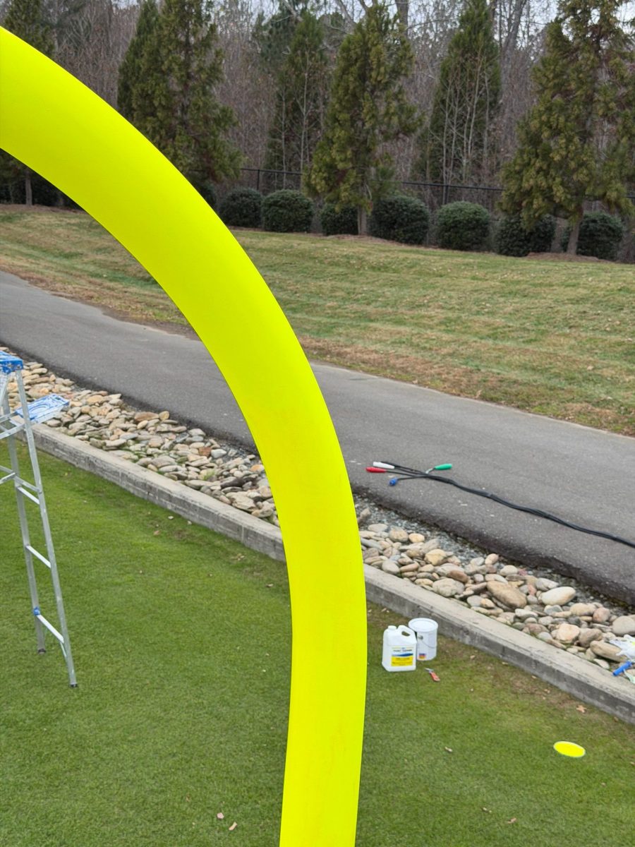 painted football goalpost Preview Image 1