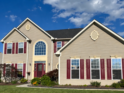 Shutters, Door, and Trim Repaint