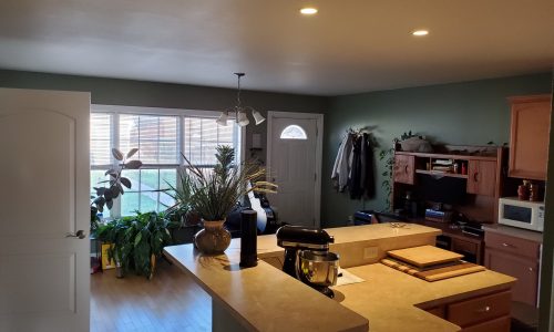 Kitchen & Living Room
