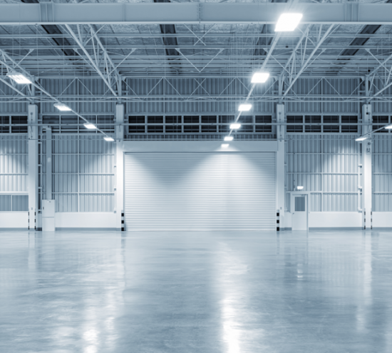 interior of warehouse