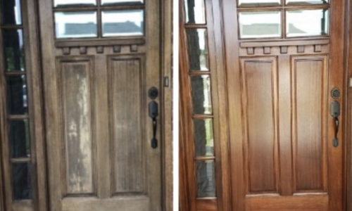 Doorway Staining