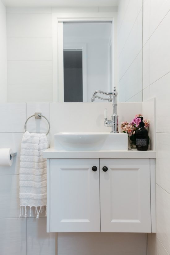 white bathroom
