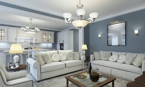 harmonious color scheme for whole home painting