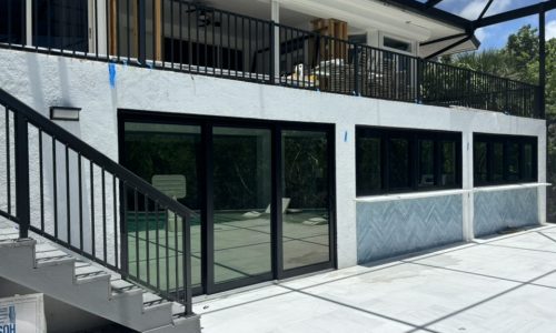 Pool Area Entrance In Progress