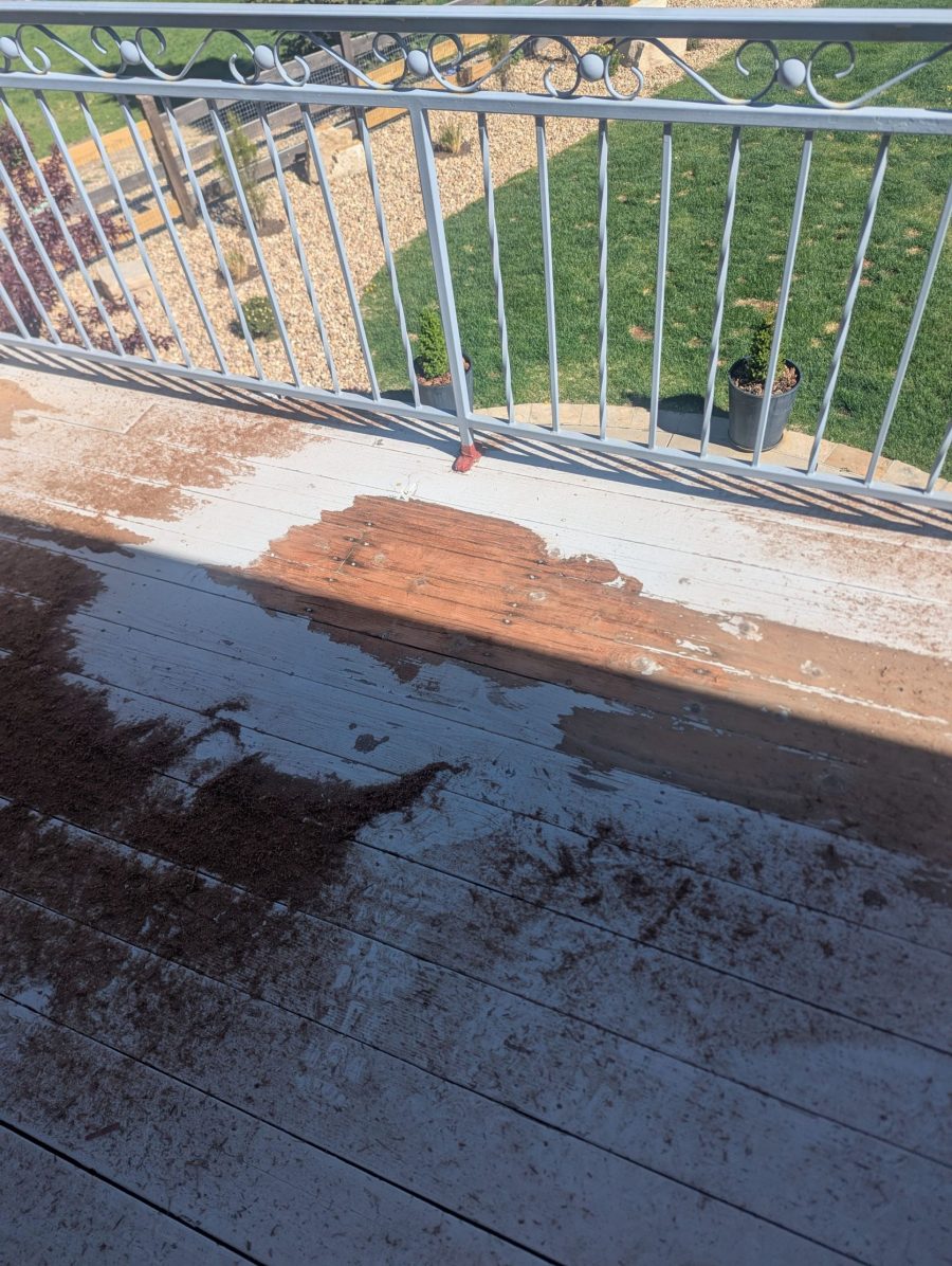 wooden deck with paint partially removed Preview Image 19