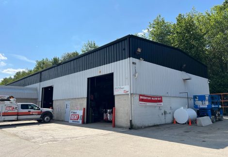 Bobcat Equipment Dealer Exterior Painting