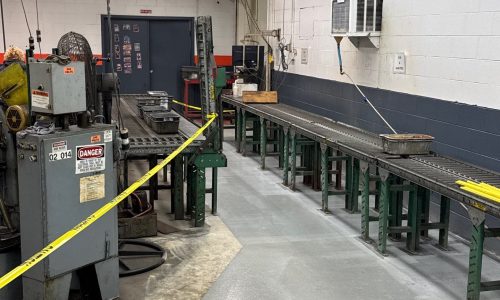 Coating Around Active Manufacturing Equipment