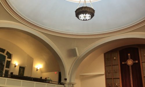 The finished dome