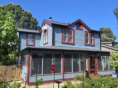 historic home exterior project in north beach, md