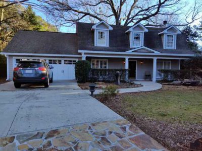 photo of home with repainted exterior in roswell