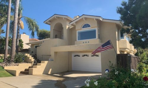 Stucco house painting