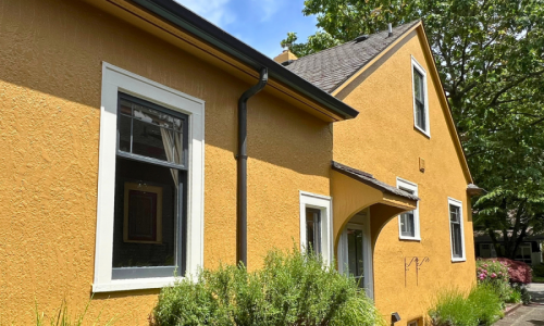 Yellow Stucco Exterior