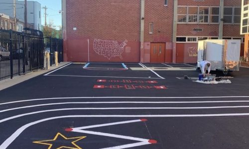 School Playground Painting