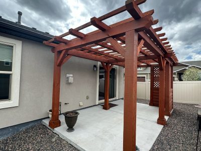 Stained Pergola | CertaPro Project