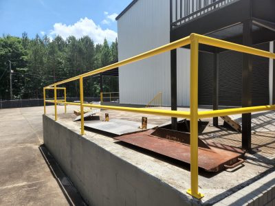 Commercial Railing Painting After