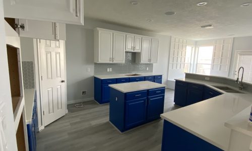 Blue Kitchen Cabinets